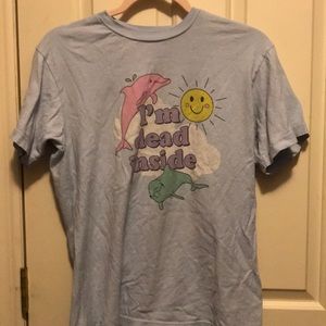 dead inside graphic tee